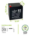 Batería de Plomo-Ácido 12V 5Ah Tecnoware
