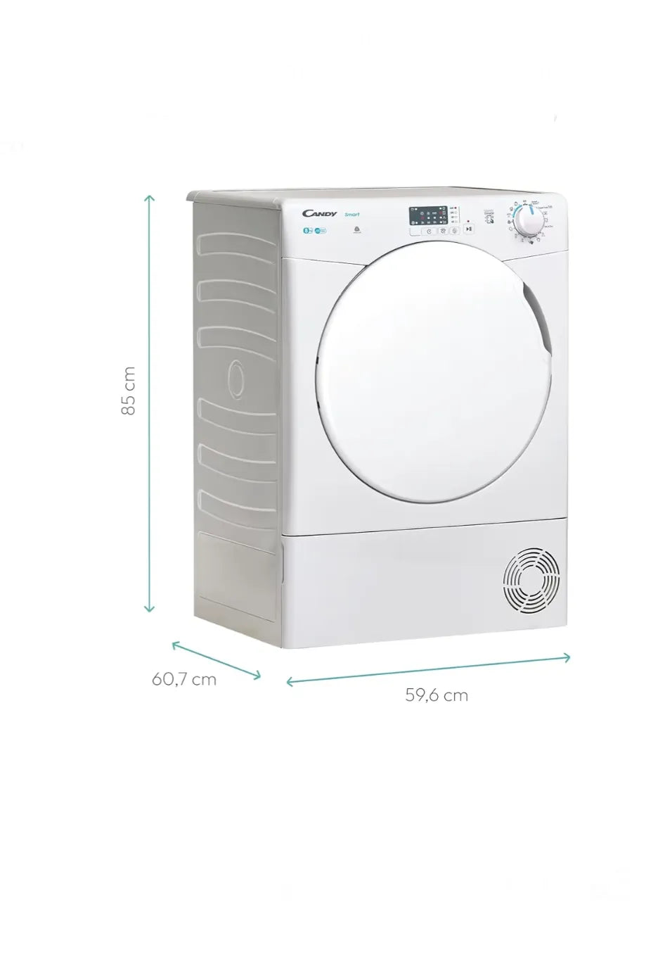 Secadora Condensación 8KG, Digital y Mandos