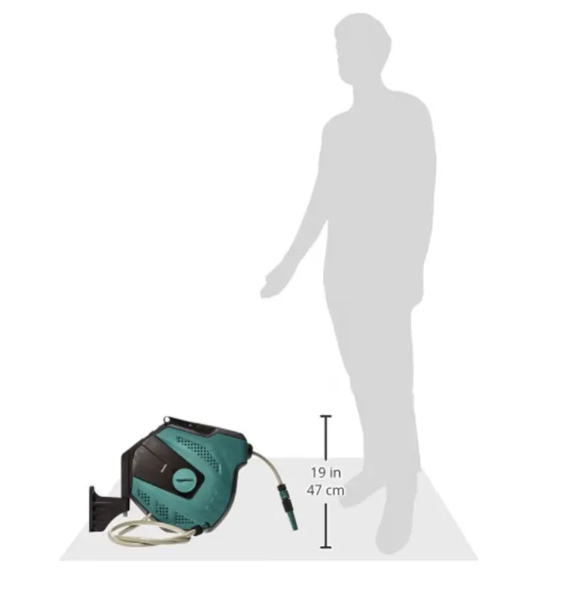 Enrollador automático de manguera 15 m Amazon Basics