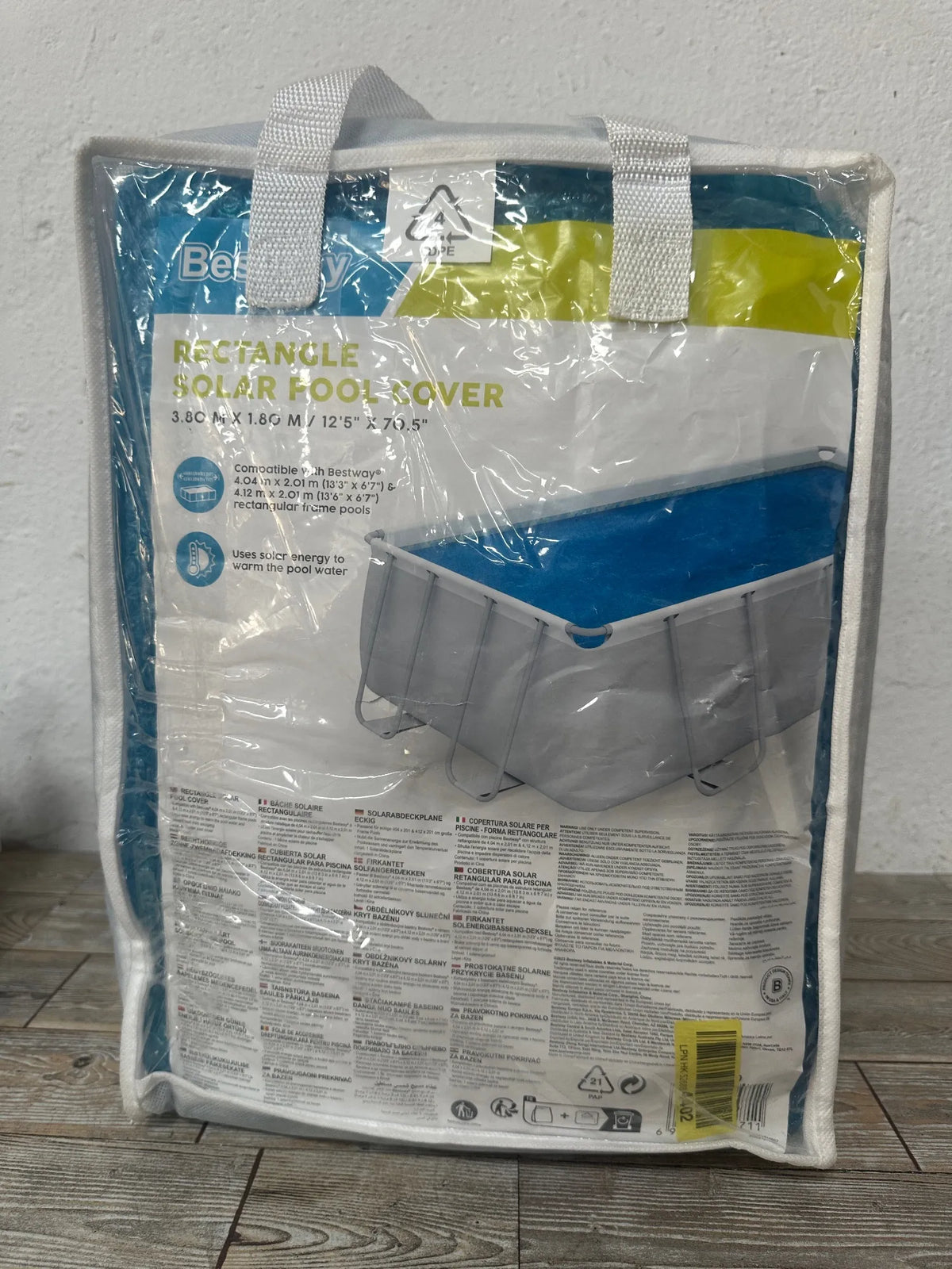 Cubierta de piscina solar
