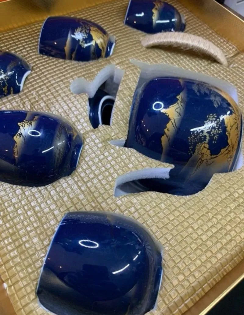 Juego de Té de Porcelana Vintage
