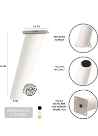 Patas para Muebles de Madera