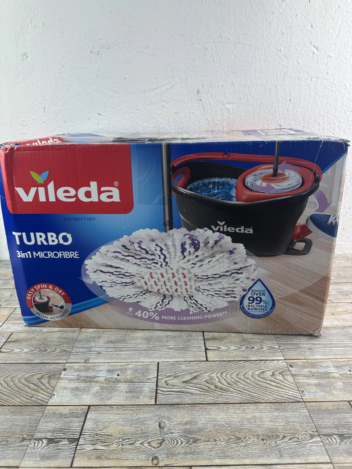 Juego de cubo de fregona Vileda