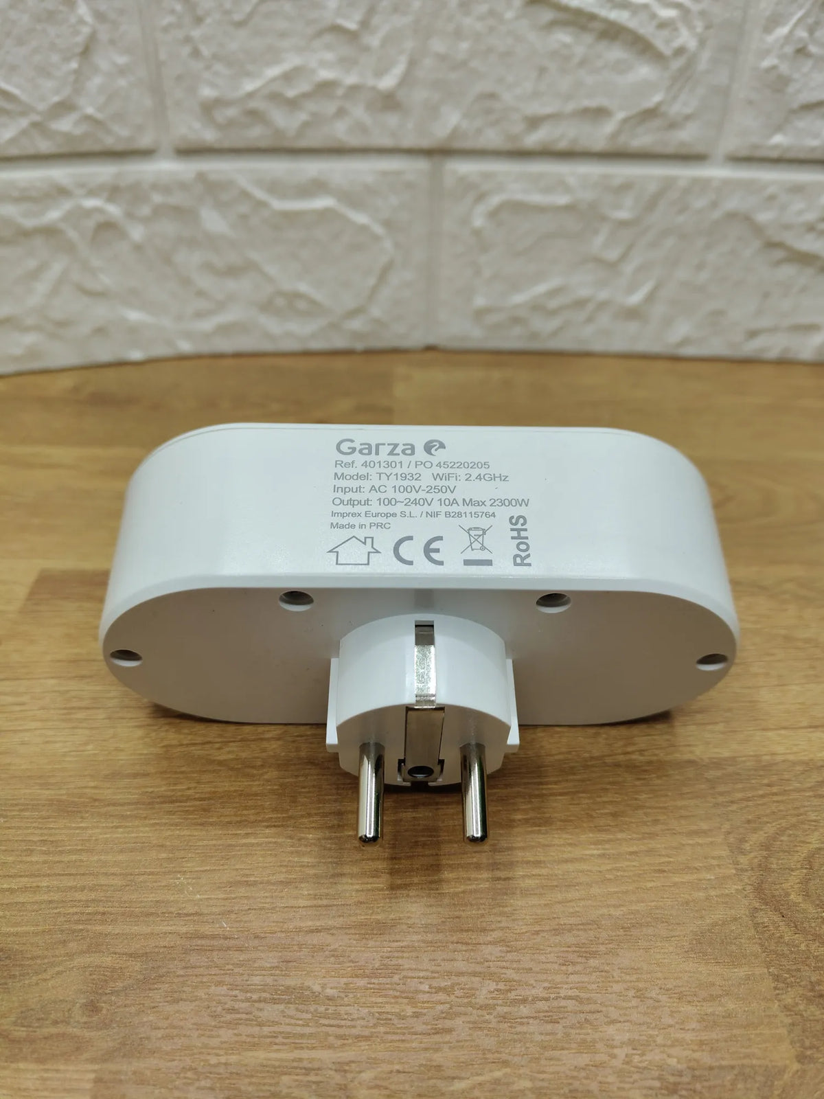 Enchufe wifi doble Garza Smart