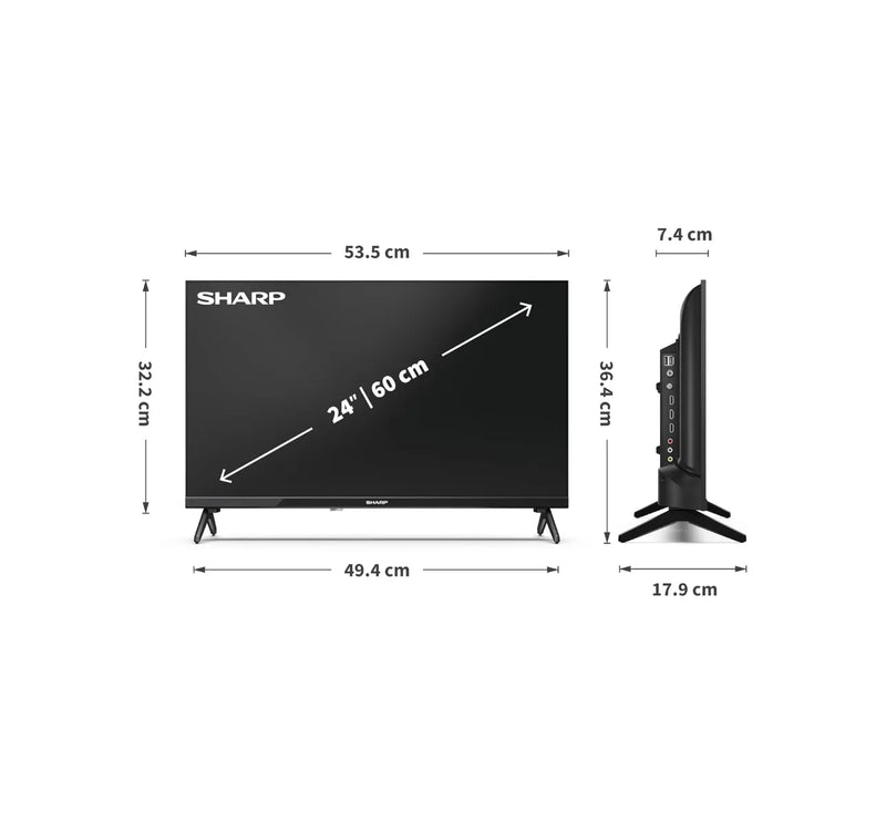 Televisión Sharp 24 pulgadas