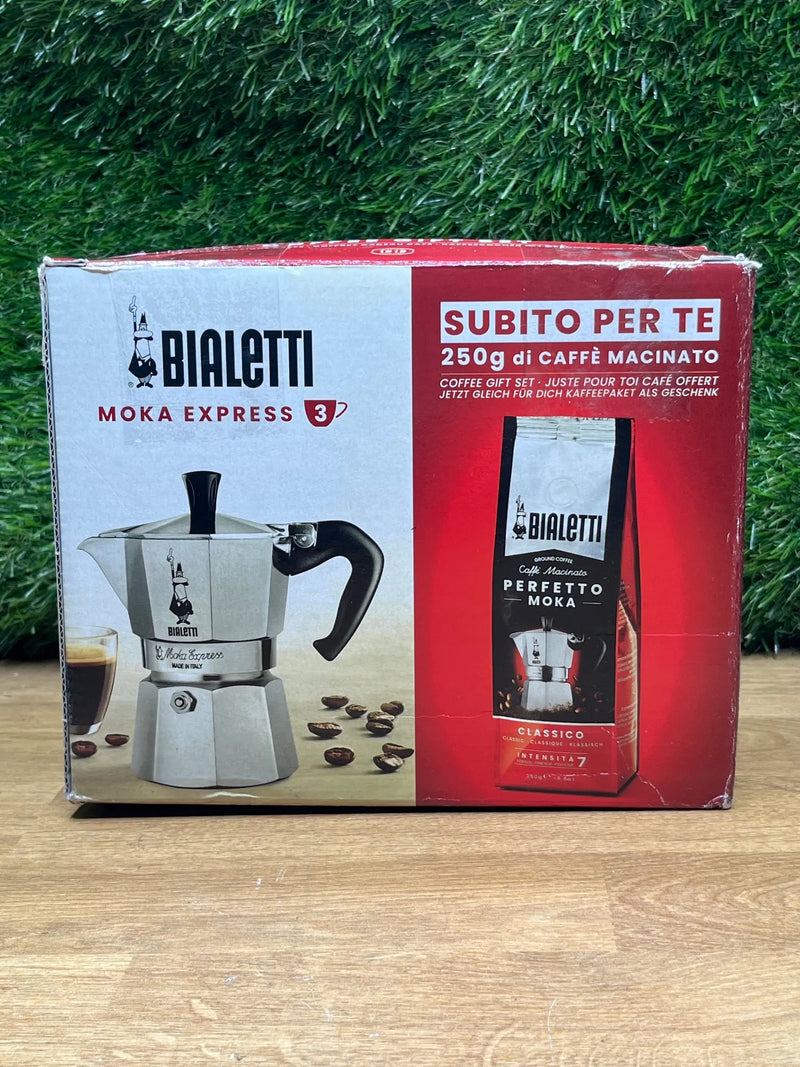Cafetera Italiana 3 Tazas para Espresso Bialetti