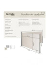 Toldo doble lateral de aluminio 2x6m