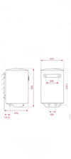 Termo eléctrico vertical de 100L - Teka