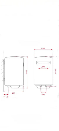 Termo eléctrico vertical de 100L - Teka