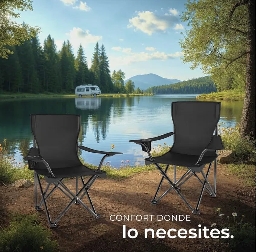 Set sillas plegables