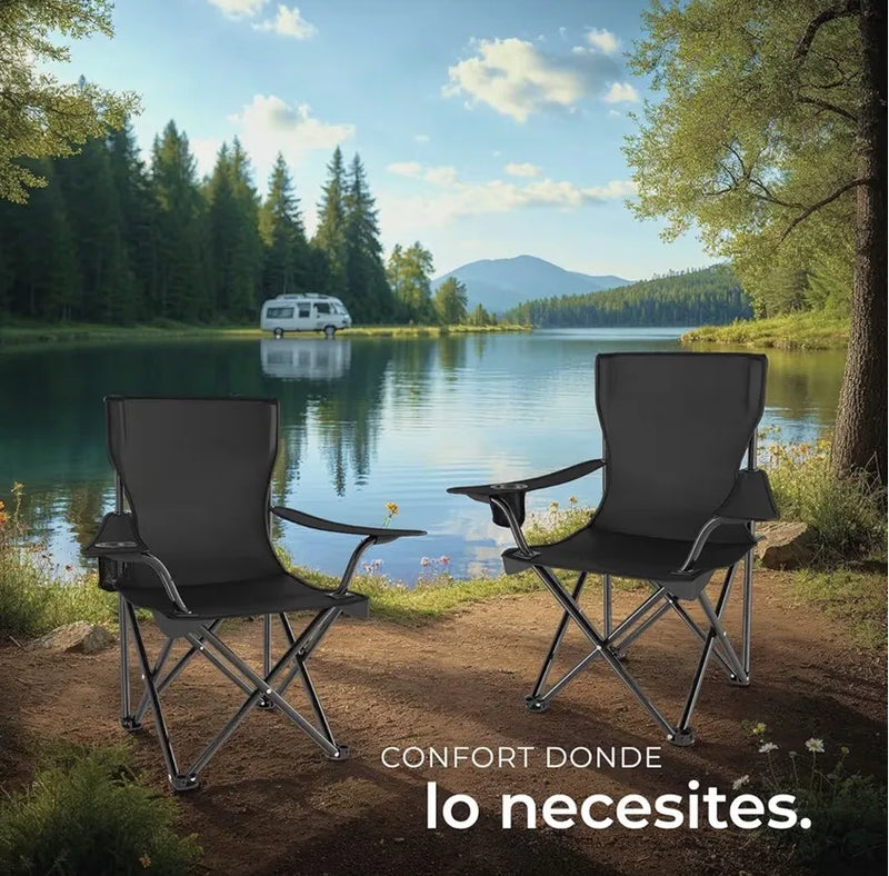 Set sillas plegables