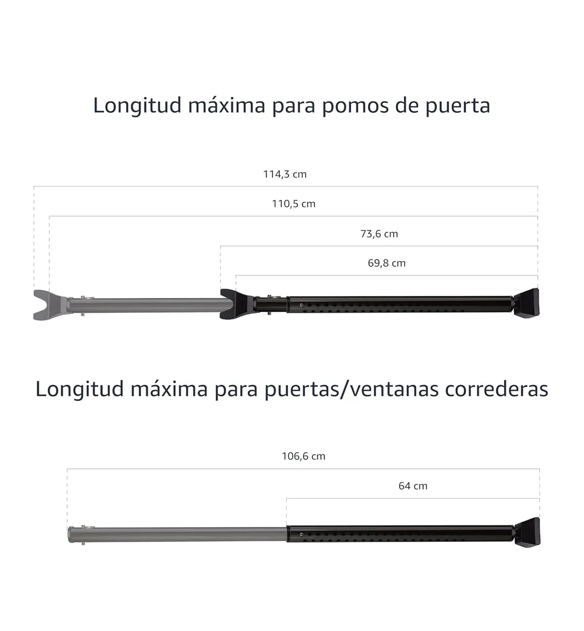 Barra de seguridad ajustable - AmazonBasics