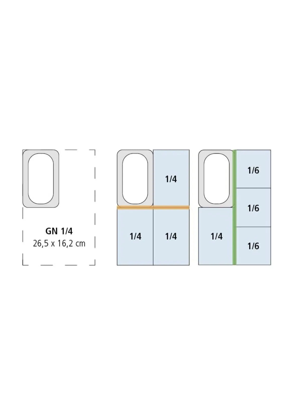 Cubeta Gn Inox. Aps