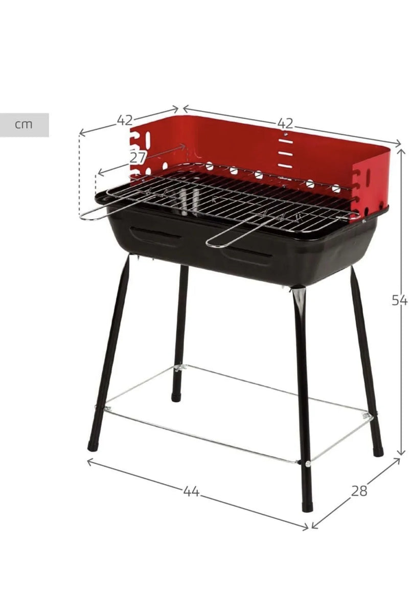 Barbacoa carbón portátil regulable AKTIVE