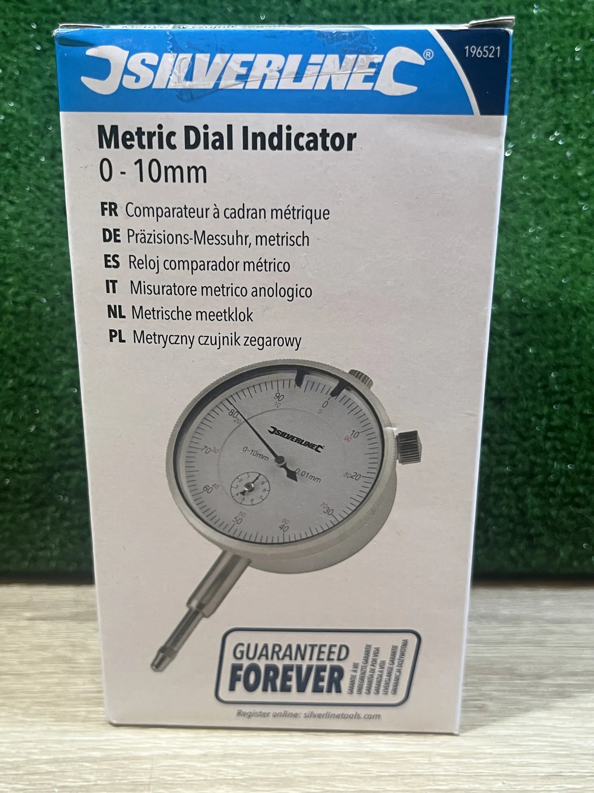Reloj comparador métrico Silverline Tools