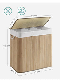 Cesta de lavandería 150L SONGMICS