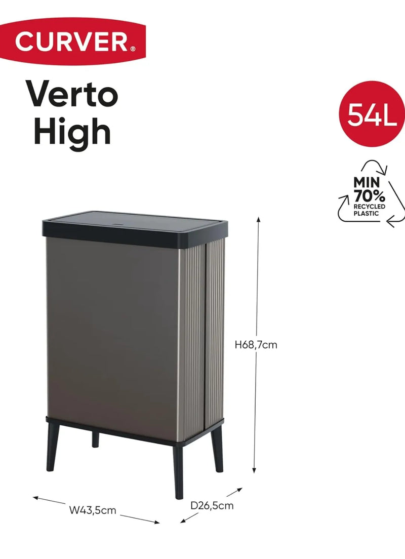 Cubo de basura alto de 54 litros - Curver