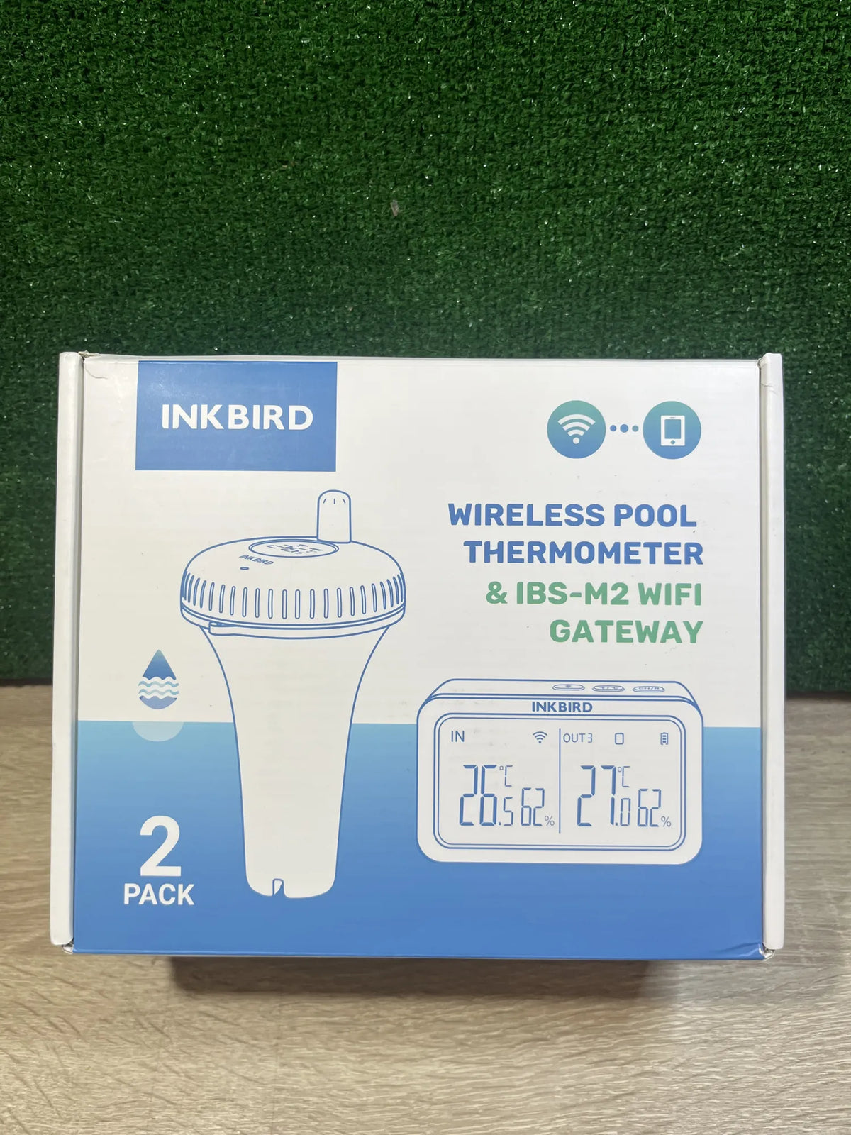 Termómetro con Monitor de Temperatura y Humedad para Piscina Inkbird