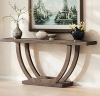 Mesa de consola de madera maciza