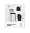 Papelera de Cocina, Cubo de Pedal de 20 L