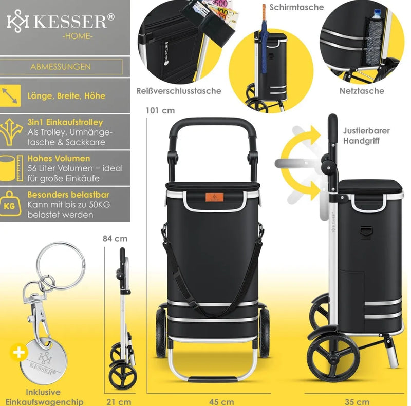 Carrito de la compra de 56L - Kesser