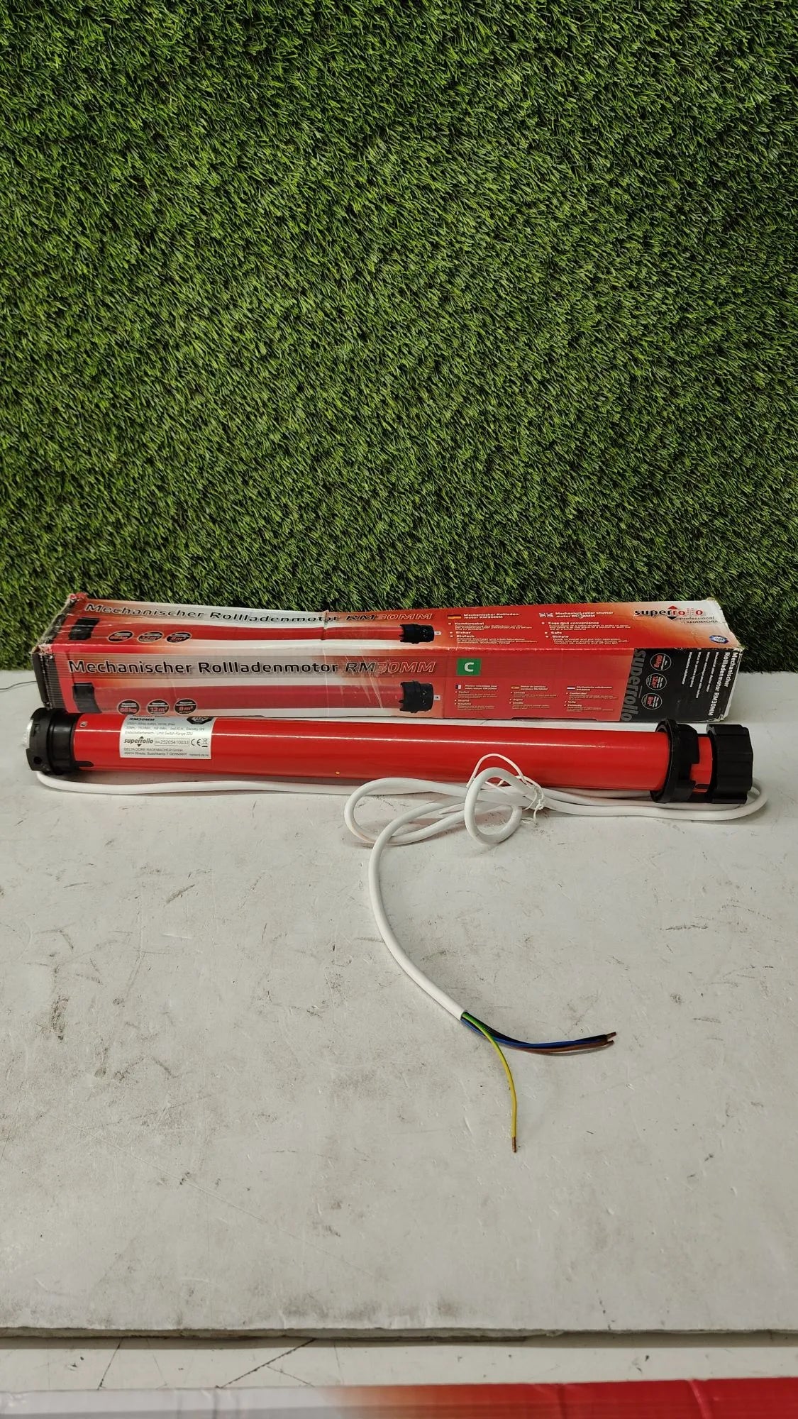 Superrollo Motor de persiana RM30MM (SW60, 30 Nm)