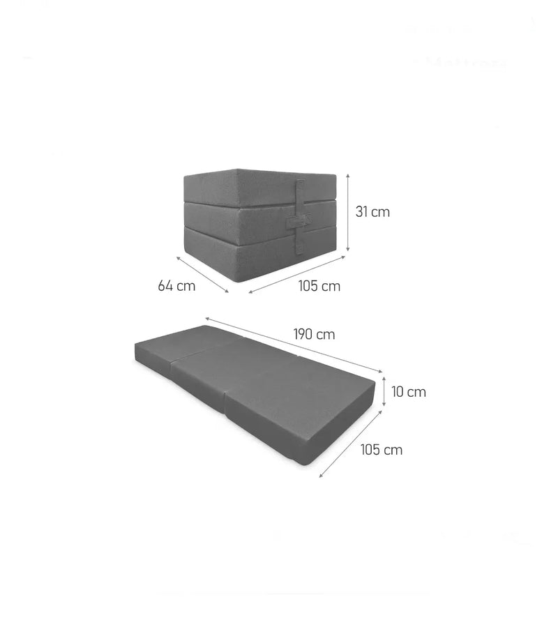 Colchón plegable para invitados Eureka
