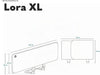 Barrera portátil para cama de bebe