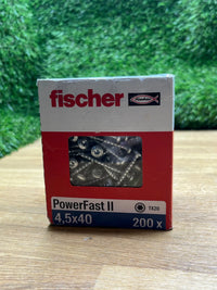 200 tornillos para aglomerado Power-Fast fischer