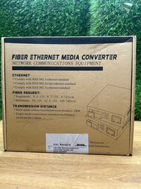 Par de convertidores de medios de fibra Gigabit