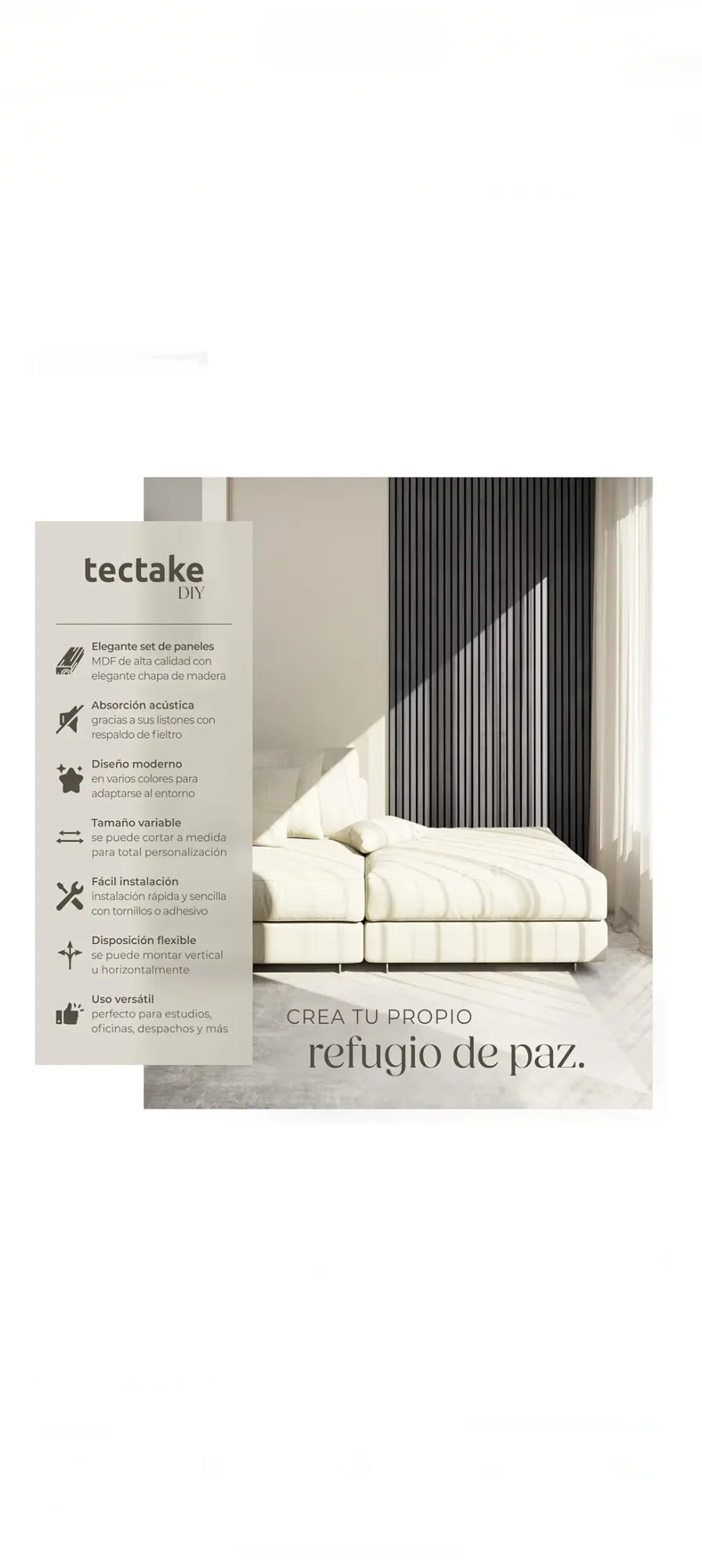 Paneles de pared decorativos