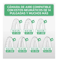 Cámaras de Aire 14 Pulgadas MOOVMOOV