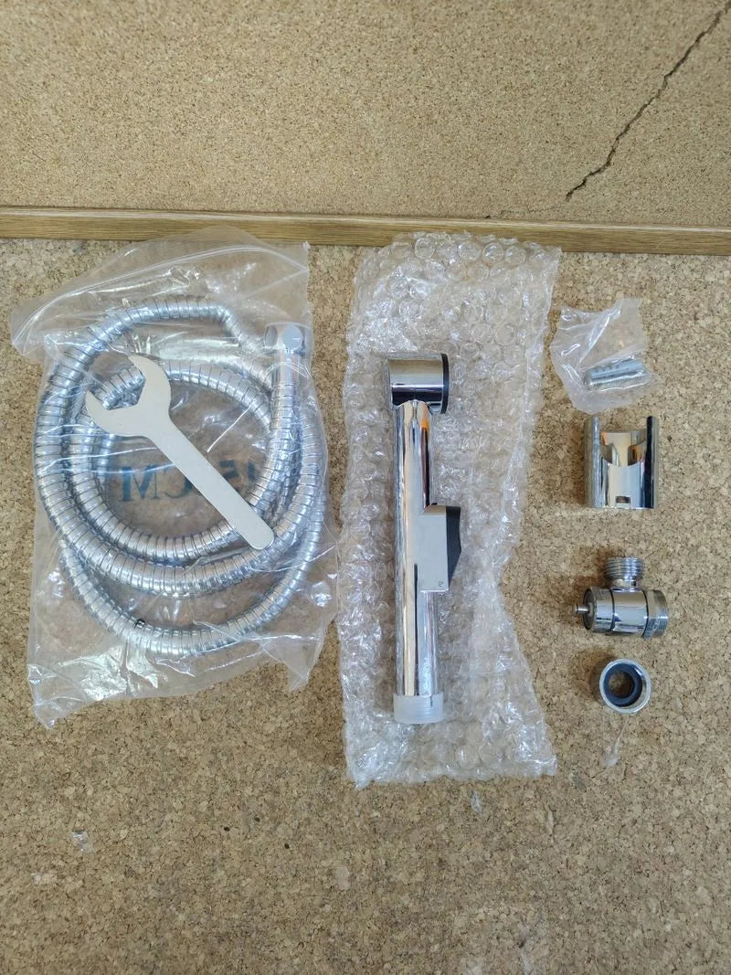 Alcachofa de Bidet de lavabo con Soporte y Flexo