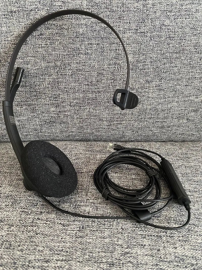 Auriculares monoaurales con Cable conexión RJ,