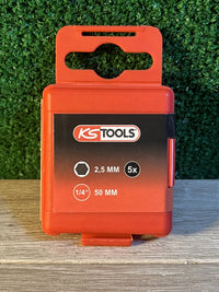 Punta para tornillos con encastre hexagonal KS Tools