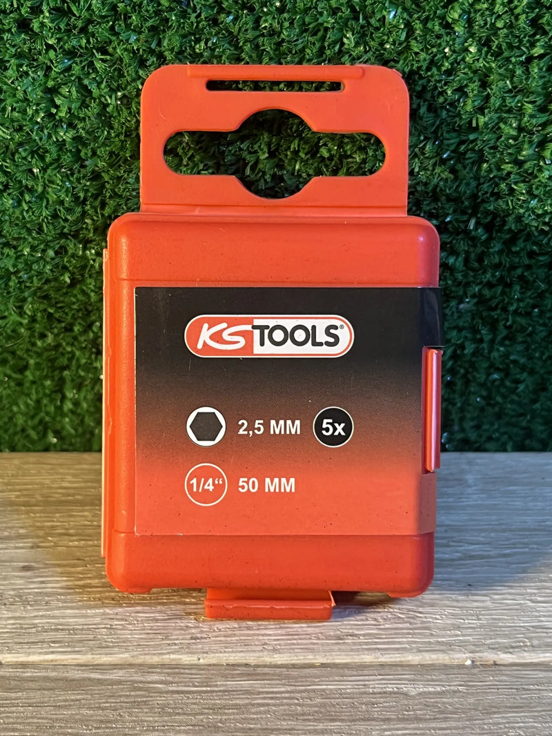Punta para tornillos con encastre hexagonal KS Tools