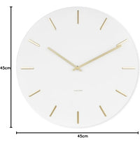 Reloj silencioso para colgar de pared - Karlsson