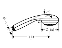 Ducha de mano hansgrohe Crometta