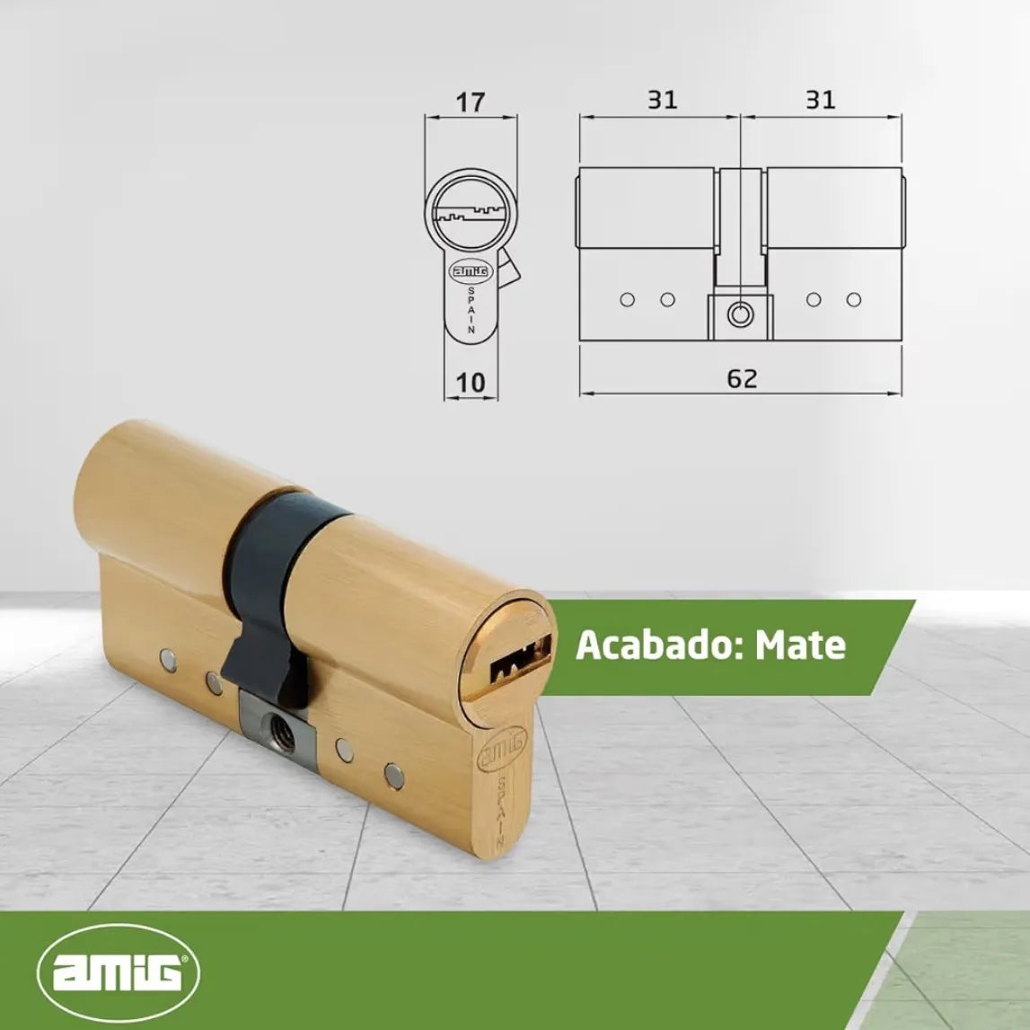 Cilindro de seguridad Amig