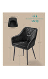 Silla de Comedor, Silla de Cocina, Sillón de Terciopelo