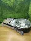 Comedero doble con soporte Classic Pet