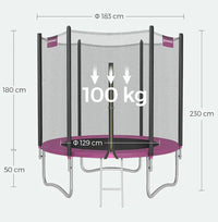 Cama elástica exterior grande