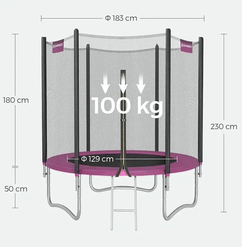 Cama elástica exterior grande