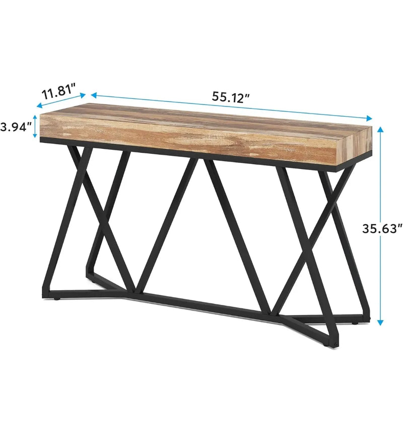 Mesa consola de metal