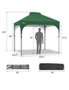 Carpa 3X3 verde - YITAHOME