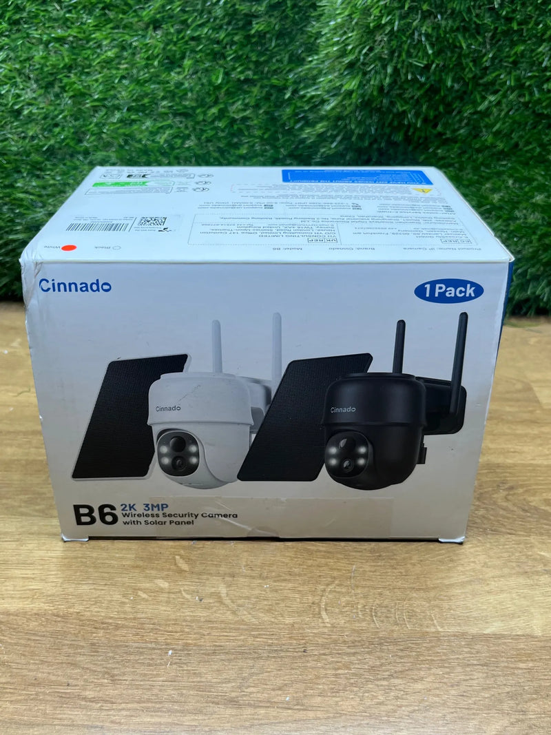 Camara Vigilancia WiFi Exterior Solar Cinnado 2K