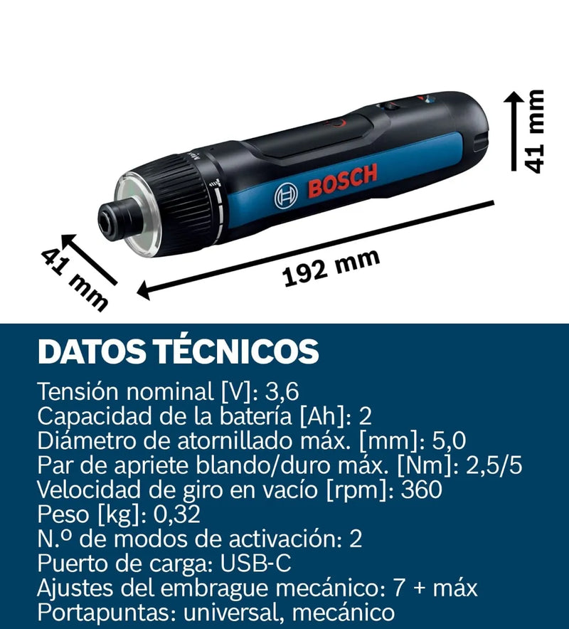 Atornillador a batería - Bosch GO