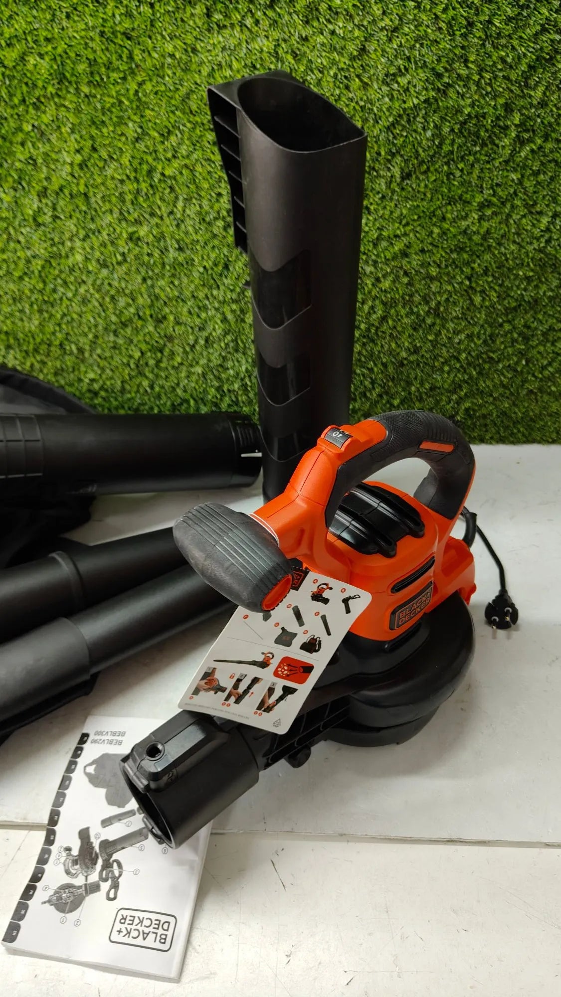 Soplador de Hojas de 3000W, aspiradora y trituradora