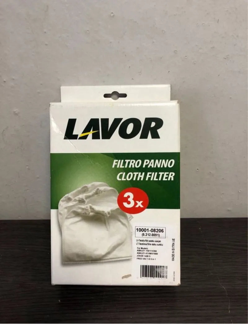 Juego de 3 filtros de tela para aspiradora