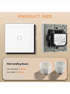 Interruptor Tactil luz pared BSEED